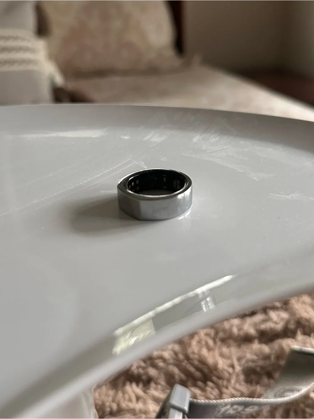 Oura Ring Gen3 Heritage Smart Ring — Silver Polished